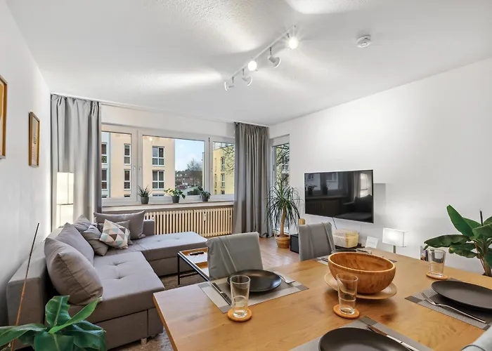 3 Zimmer, 68qm, Parkplatz, Messe Dus, Logport, Duisport 公寓 杜伊斯堡