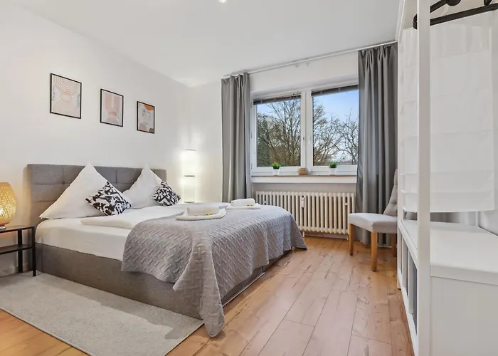 3 Zimmer, 68qm, Parkplatz, Messe Dus, Logport, Duisport 公寓